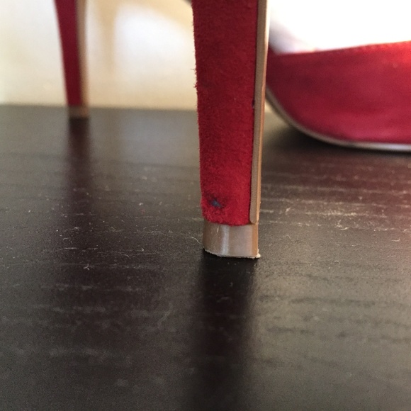 Banana Republic Alicia Heels, Red, Size 8. - Picture 9 of 10